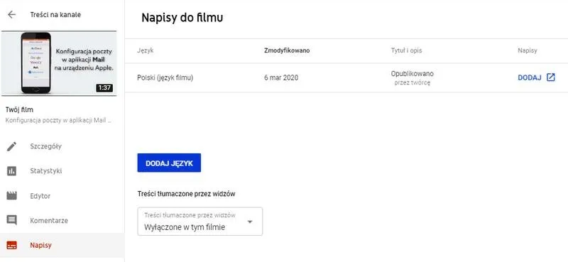 Jak dodać napisy do czyjegoś filmu na YouTube? Prosty sposób krok po kroku