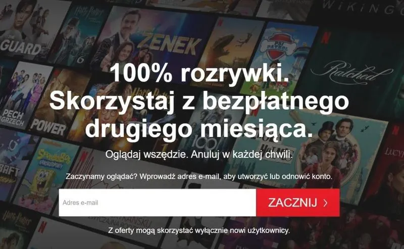 Netflix za darmo